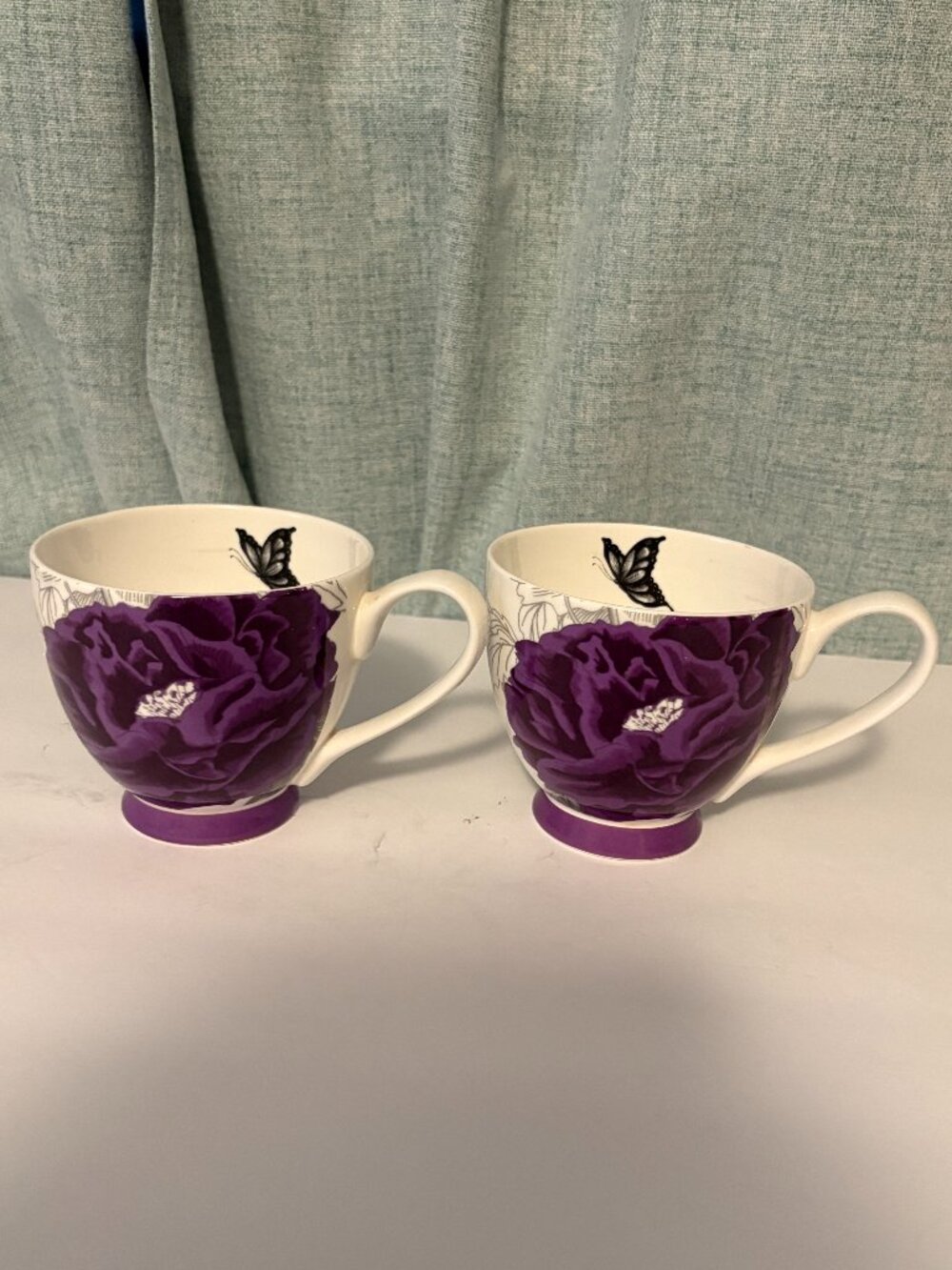 2 Cups Portobello by Inspire Bone China Designed in England